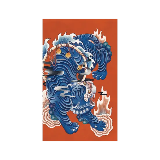 Drawing the Blue Tiger