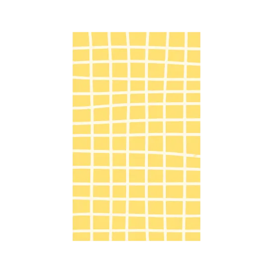 Hand-drawn Organic Grid：Lemon Butter
