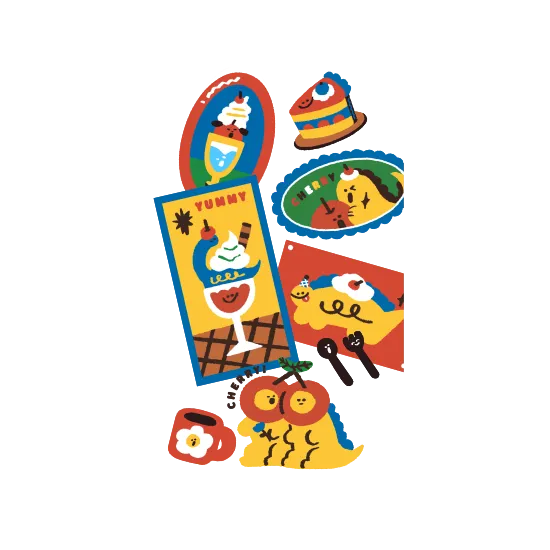 Dinosaur snacks Set A 