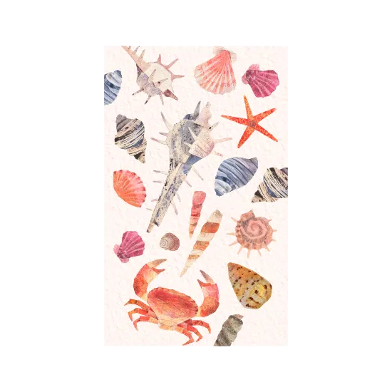 Paper sea shells