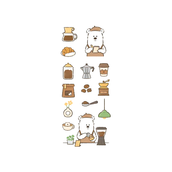 Bearista in Tiny Café