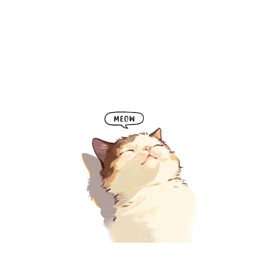 Tired Cat - Meow