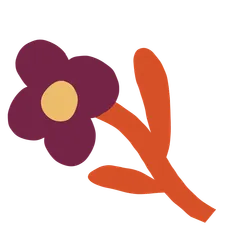Flower sticker set
