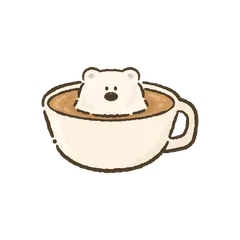 Bearista dans son petit café