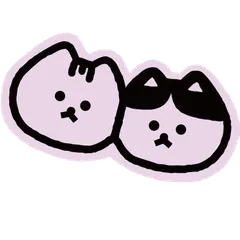 線條貓貓貼紙(彩色)