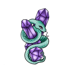 Magical Crystal Snake