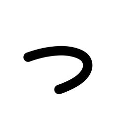 HIRAGANA TA-HO (BLACK)
