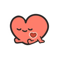 follow your heart - outlined